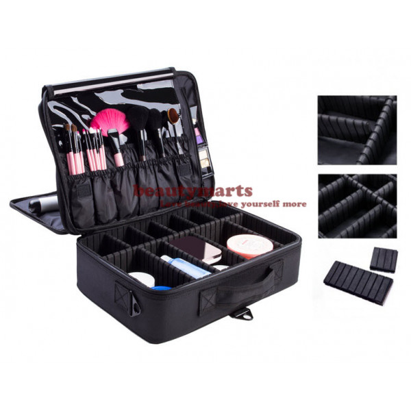 Professional Large Beauty MakeUp Bag Cosmetic Case Toiletry Storage Organizer